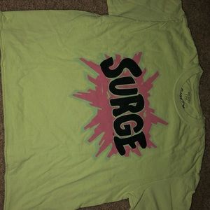 urban outfitters lime surge tshirt